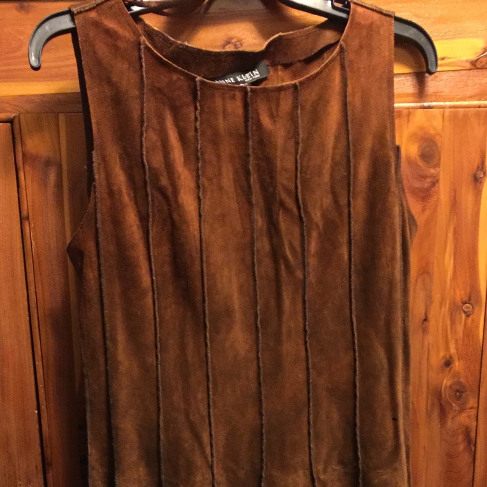 Suede ANNE KLEIN Dress!